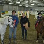 Kerry Treanor and Twinkle Toes winner of the voucher in the lead-rein event. Connell Cunningham and Buzz 2nd prizewinner