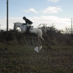 Eilish Smith on Mavis clears the gate