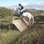 Katie Curry clears  the pallet jump