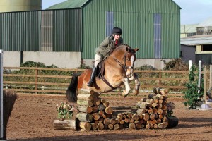 Class 3 Winner (and Reserve Champion) Victoria Wray on Butterscotch