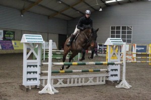 Barry Murphy & Lismon De Reve Cream in action over the 1.10m track at the Tonino Lamborghini SJI registered horse league at Ravensdale Lodge on Thursday.