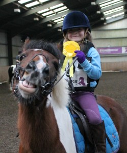 A cheesy grin from Tigger and Hannah Robinson. Photo by Equi-Tog