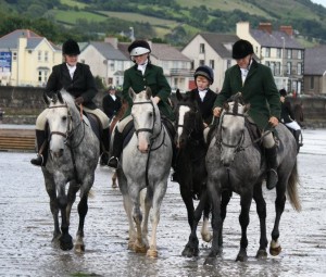 The Hamilton Family at the Dalriada Beach Chase