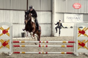 Joe Harris and Flora in the 80cm class