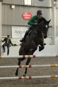 Robert Newell and Bates jumped in the 1.20m and 1.30m classes