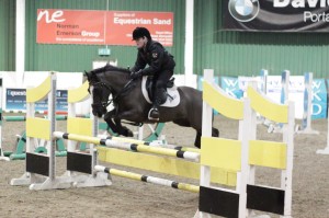 James Russell jumped two double clears in the 80 and 90cm classes on Rocky and Jack