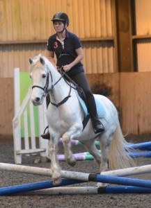 Claire Dillon wins her first ever rosette and its a red one