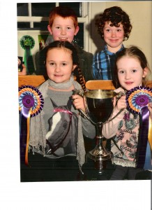 The 45cms unassisted team who were placed 1st at the Home Champioships. Thomas Murphy, Dylan Torrens, Aimee Dugan and Charlotte