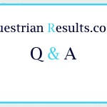 Equestrian Results Website Q&A Feature