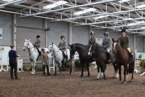 The winning lineup in the 90cm WH Class