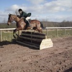 Julie Smyth clears the fence on Humphrey