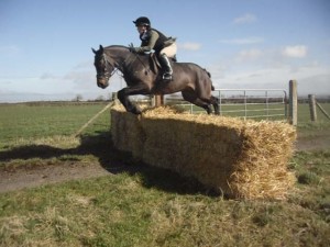 Rebecca Sim on Lupin clearing the big bale