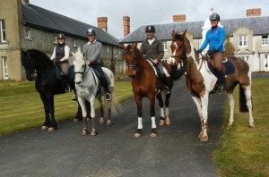 Robyn, Malachy, David and Victoria enjoyed their training clinic at the Dressage Clinic