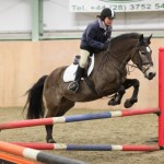 Castle Leslie Student Elizabeth Snelgrove with Molly on her way to take second place. Photo: Prime Photography