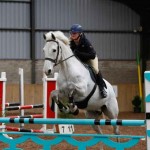 Elaine Ham riding Sam jumped a superb clear round in the 90cm class photo courtesy of A P Photography.