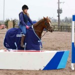 Claire Dobbin and Louie winners of the 60cm class ( photos courtesy of AP Photography )