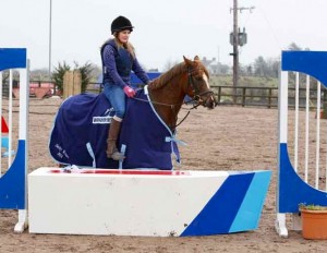 Claire Dobbin and Louie winners of the 60cm class ( photos courtesy of AP Photography )