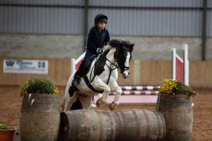 Katie Bamford jumping a lovely round the 60cm class