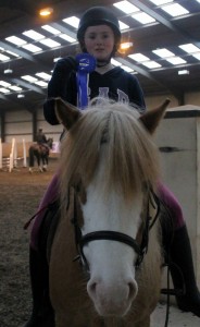 Cora McNulty and Connie, top of the 60cm league