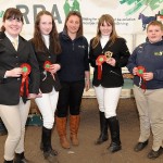 Omagh RDA Winning Crafters who's works will be displayed at the UK National Championships this summer (L-R) Hannah Garrity, Grace McSorley, Fiona Kendrick (National Rep), Lucy Smyth and Gavin Forsyth: Henry Doggart Photography