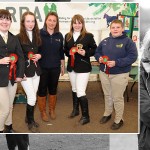 Omagh RDA Winning Crafters who's works will be displayed at the UK National Championships this summer (L-R) Hannah Garrity, Grace McSorley, Fiona Kendrick (National Rep), Lucy Smyth and Gavin Fors