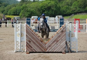 Robin Mc Cluskey, seen here going clear over the 85cm arena eventing track at Ravensdale Lodge with Alfie had a busy weekend at the centre having multiple rides in several classes at Saturday's arena eventing and Sunday's cross-jump series Photo: Niall Connolly.