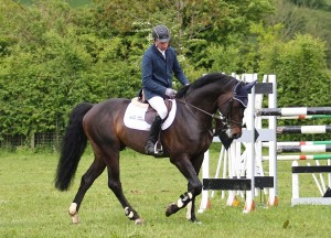 Seamus Hayes and the stallion Chipolini VMZ, photo credit Sonya Dempsey