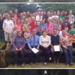 Members of Iveagh enjoying summer camp with their South African guests from Karkloof & Howick pony club in South Africa. Also pictured are District Commissioner Mrs Vanne Campbell MBE, Mr Billy McCombe (Cubitt Recipient), Area 17 Representative Mrs Liz Lowry, Mr Steven Smith (Cubitt Recipient and Chief Instructor, Mrs Shirlely McCombe Assistance District Commissioner.
