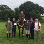 l to r James Jenkins ridden judge Vicky moody Down Royal Forpadydeplasterer with Joanne Quirke champion DownRoyal League Shelly Boyle ridden judge Hilary Gibson nonriding judge and Julie Morris RH