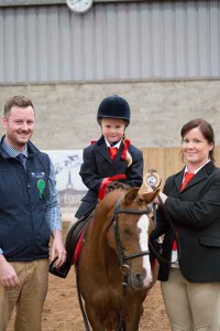 Winner of the lead rein class at Knockagh View's All Silver fun day Nicole People's and Muffin Photo: AP Photography