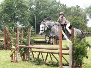 Cerys Howell and Mr Murphy in the Derby Class at Gransha