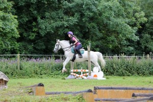 Competing in Class 1 – Cabhina Collins on Sasha Photo: Caroline Grimshaw for Equestrian News NI