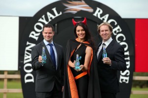 Toasting a spectacular race card for this year’s Festival of Racing at Down Royal are Brendan Loughran, Country Manager of the SHS Drinks Division, Zara Shaw, and Down Royal General Manager Mike Todd. Northern Ireland’s favourite ready to drink brand ‘WKD’ are returning as a premium race day sponsor for the first day of this  year’s Festival of Racing. The event, which takes place on the 31st October and 1st November,  features one of the richest ever prize pots in racing here which was won last year by AP McCoy on Jezki, the horse which went on to win the Champion Hurdle at the Cheltenham festival the following March, the most famous Hurdle race in the world.