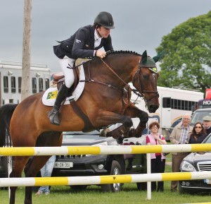 Newly crowned Irish National Show Jumping champion, Tipperary's Greg Broderick, pictured riding MHS Going Global (ISH) who was named leading horse of the Premier Series, photo Sonya Dempsey Jumpingnews.com