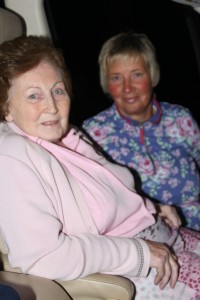 Mrs Richardson (left) owner of Richardson Estate pictured with Shirley McCombe assistant DC of Iveagh Branch Pony Club.