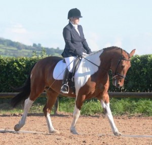 Penny Murphy and Tick-It top of the Open class