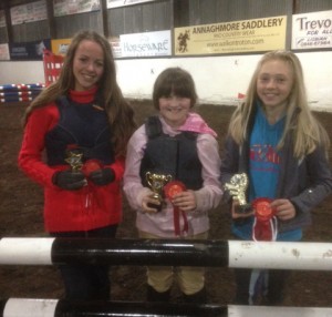 Friday night trophy winners Sophie price keava Milligan and Emma Lutton