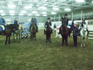 a group of winners in the 80 cm class. Presentation by Linda Fahey