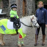 Zara McConnell, looking rather authoritarian at the Fancy Dress Parade