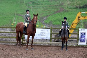 From left; League Champion Pamela Fox on Bonnie Foxy Lady and League Reserve Champion Victoria Fox on Joni
