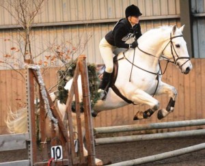 Top of the 70cm class for "The Castletown Lad" and Miriam Wright.