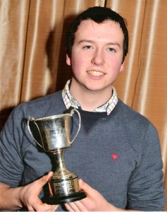 Senior Russell Cup recipient - Henry Evans
