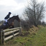 Florence Campbell Clearing the arena fence