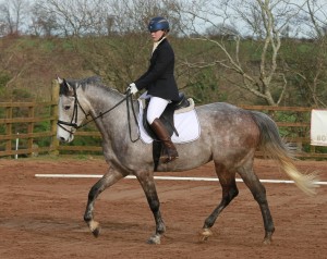 Competing in Class 2 – Suzie Rodgers on Rosie Photo Colin Rodgers