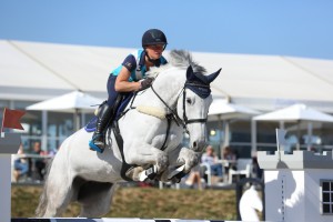 Emma Stoker schooling Quincy Lady during the Atlantic Tour, Photo: One Shot