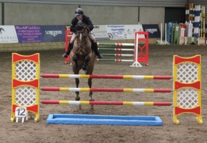 John Floody and Ballyknock Diamond won the 1.30m class at Ravensdale Lodge on Thursday. John also filled second to fifth place in the class with his four other mounts, another successful & busy day at Ravensdale Lodge for Floody. Photo: Niall Connolly.