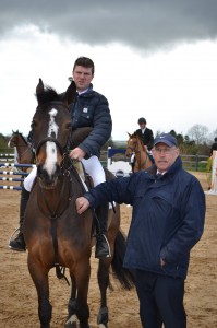 1st Prizewinner in the 5 Yr Old classSimon Scott and Ballymulholland Echo Lass.
