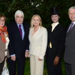 From left Michael Andrews (safety officer) Delia Andrews,

Councillor Terry Andrews, Valerie McBride (McBride Fashions), Councillor
William Walker and Karen Marshall (Showjumping)